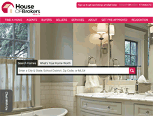 Tablet Screenshot of houseofbrokers.com